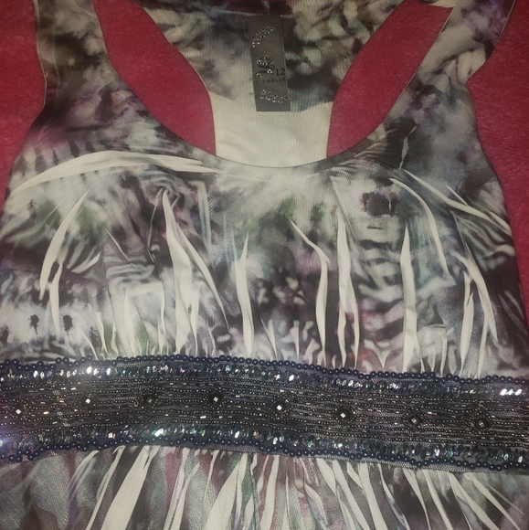 Blinged & Beaded Leopard Dress - Picture 4 of 5